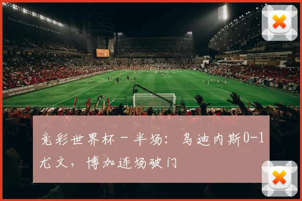 竞彩世界杯 - 半场：乌迪内斯0-1尤文，博加连场破门